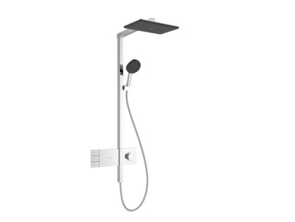 Hansgrohe Raindance Alive Q Sprchový set s termostatom, 21x34 cm, 3 prúdy, EcoSmart, chróm 24591000-HG