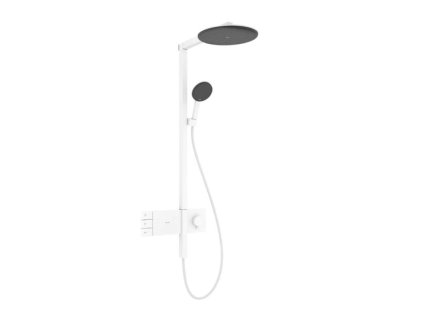 Hansgrohe Raindance Alive S Sprchový set s termostatom, priemer 30 cm, 3 prúdy, matná biela 24595700-HG