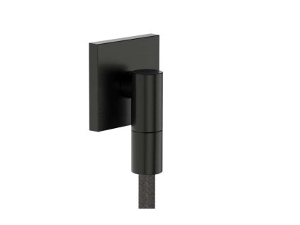 Hansgrohe FixFit Fine E Nástenné kolienko, kefovaný čierny chróm 28883340-HG