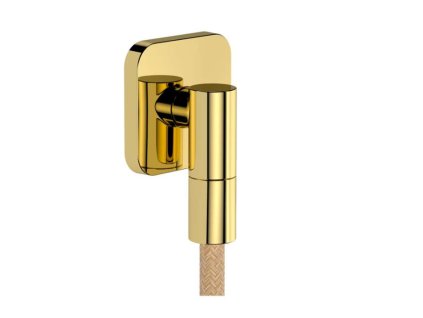 Hansgrohe FixFit Fine Q Nástenné kolienko, leštený vzhľad zlata 28884990-HG