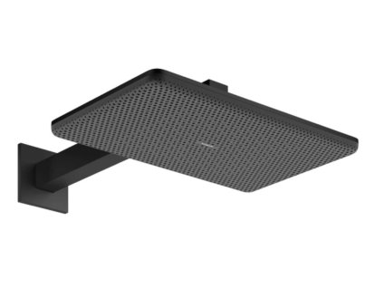 Hansgrohe Raindance Alive Q Hlavová sprcha, 21x34 cm, 2 prúdy, EcoSmart, matná čierna 24551670-HG