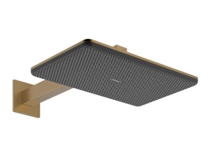 Hansgrohe Raindance Alive Q Hlavová sprcha, 21x34 cm, 2 prúdy, EcoSmart, kefovaný bronz 24551140-HG