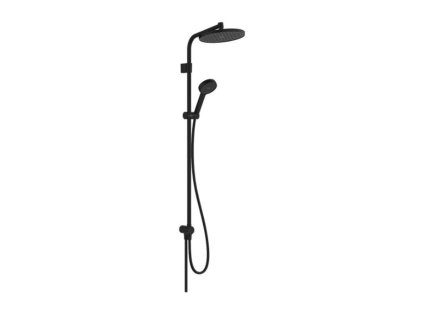 Hansgrohe Activera S Sprchový set bez batérie, priemer 24 cm, 2 prúdy, EcoSmart, matná čierna 28074670-HG