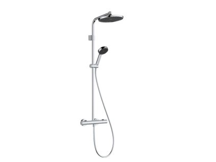 Hansgrohe Activera S Sprchový set s termostatom, priemer 24 cm, 2 prúdy, EcoSmart, chróm 28078000-HG