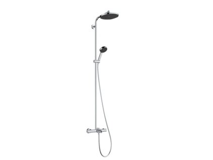 Hansgrohe Activera S Sprchový set s vaňovým termostatom, priemer 24 cm, 2 prúdy, EcoSmart, chróm 28871000-HG