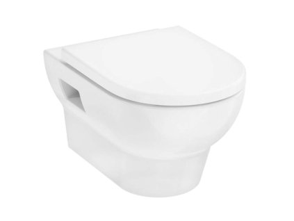 Hansgrohe GladeLake S Závesné WC s doskou, AquaChannel Flush, Rimless, EcoSmart, biela 60201450-HG