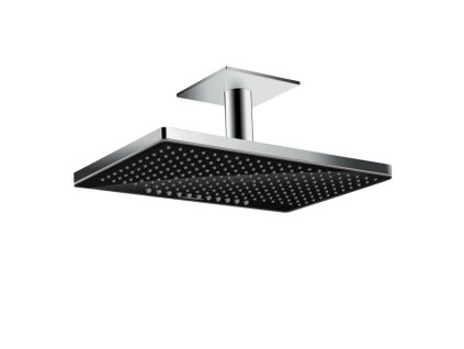 Hansgrohe Rainmaker Select Horná sprcha 460, 2 prúdy, sprchové rameno 10 cm, čierna/chróm 24004600-HG