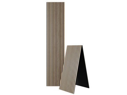 SAMONA DELUXE akustický panel 2400x520x18mm, dub/čierna 54-240-11-86-12
