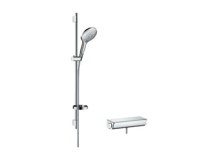 Hansgrohe Raindance Select S Sprchový set s termostatom, 15 cm, 3 prúdy, chróm 27037000-HG