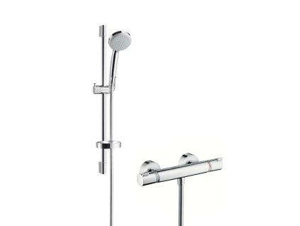 Hansgrohe Croma 100 Sprchový set Vario s termostatom, 3 prúdy, EcoSmart 9 l/min, chróm 27032000-HG