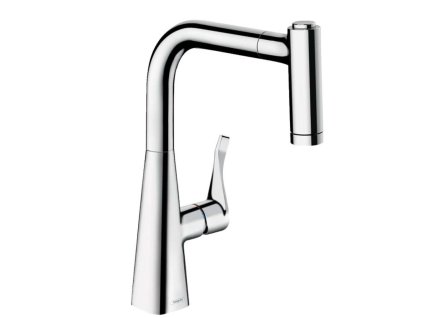 Hansgrohe M71 Drezová batéria M7116-H220 s výsuvnou spŕškou, sBOX, chróm 73800000-HG
