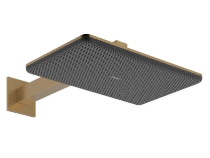 Hansgrohe Raindance Alive Q Hlavová sprcha, 21x34 cm, 2 prúdy, kefovaný bronz 24550140-HG