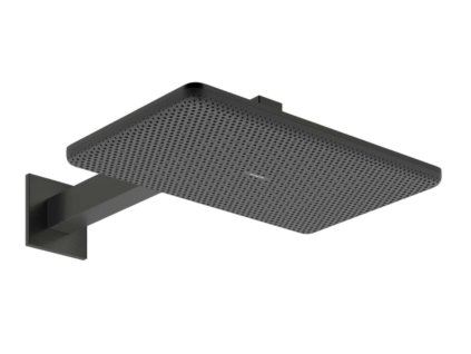 Hansgrohe Raindance Alive Q Hlavová sprcha, 21x34 cm, 2 prúdy, EcoSmart, kefovaný čierny chróm 24551340-HG