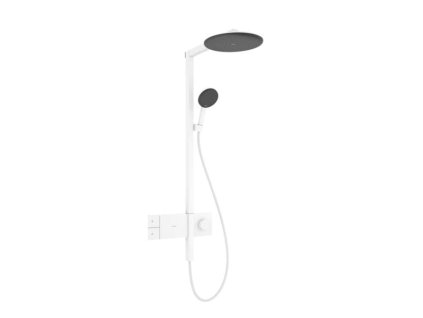 Hansgrohe Raindance Alive S Sprchový set s termostatom, priemer 30 cm, 3 prúdy, EcoSmart, matná biela 24583700-HG