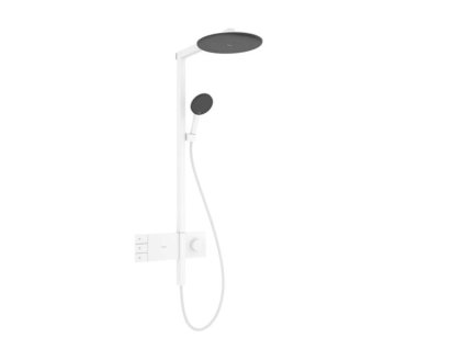 Hansgrohe Raindance Alive S Sprchový set s termostatom, priemer 30 cm, 3 prúdy, EcoSmart, matná biela 24596700-HG
