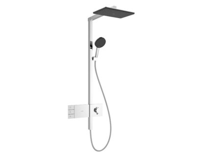 Hansgrohe Raindance Alive Q Sprchový set s termostatom, 21x34 cm, 3 prúdy, chróm 24590000-HG