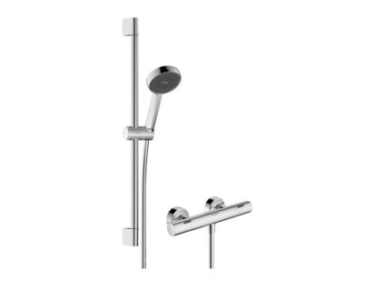 Hansgrohe Activera Select S Sprchový set s termostatom, 2 prúdy, EcoSmart, chróm 28876000-HG