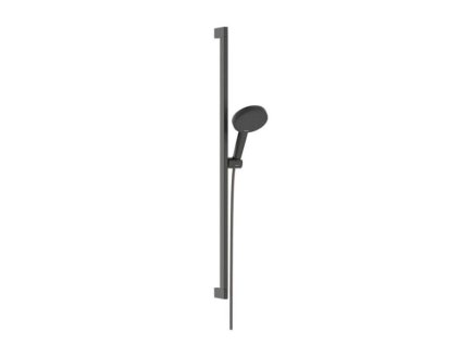 Hansgrohe Raindance Alive Select S Set sprchovej hlavice, tyče a hadice, 3 prúdy, EcoSmart, kefovaný čierny chróm 24601340-HG