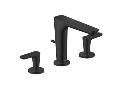 Axor Citterio C Umývadlová batéria s výpusťou, 3-otvorová inštalácia, EcoSmart, matná čierna 49061670-AX