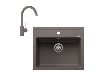 Blanco  Set drezu Legra 6 a batérie Mida, sivá vulkán/sivá vulkán SET 07-C 25 MIDA sedvu