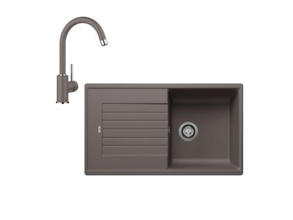 Blanco  Set drezu Zia 5 S a batérie Mida, sivá vulkán/sivá vulkán SET 10-C 25 MIDA sedvu