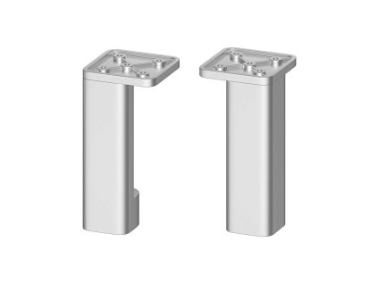 Cersanit City Nohy ku skrinkám, 2 ks, strieborná S599-0162