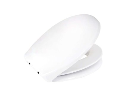 Mereo WC dosky WC doska s integrovanou vložkou, softclose, biela CSS120