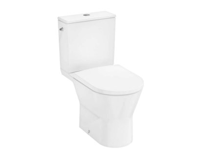 Hansgrohe EluPura Original S WC kombi s doskou SoftClose, zadný odpad, AquaChannel Flush, SmartClean, EcoSmart, bočné napúšťanie, biela 61166450-HG