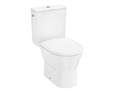 Hansgrohe EluPura Original S WC kombi s doskou SoftClose, zadný odpad, AquaChannel Flush, HygieneEffect, spodné napúšťanie, biela 62040450-HG
