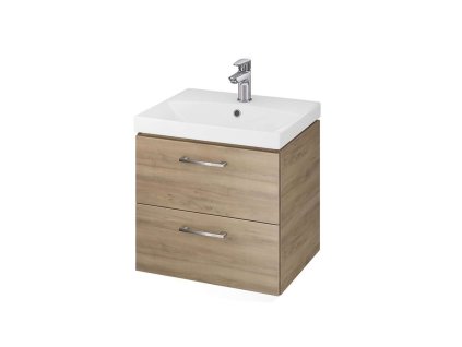 Cersanit Lara Skrinka s umývadlom, 46x49x40 cm, 2 zásuvky, orech S801-155-DSM