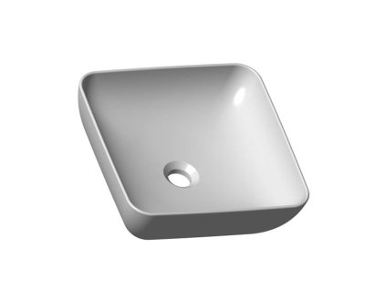 Ravak UNI Umývadlo na dosku Uni 380 S Slim, 38x38 cm, biela XJX01138001