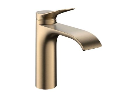 Hansgrohe Vivenis Umývadlová batéria s výpusťou, EcoSmart, CoolStart, kefovaný bronz 75023140-HG