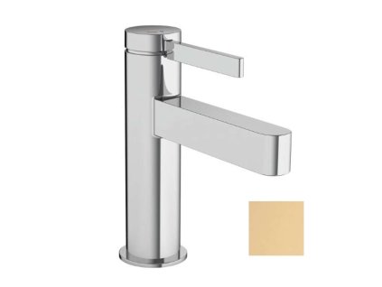 Hansgrohe Finoris Umývadlová batéria s výpusťou Push-Open, EcoSmart, CoolStart, kefovaný bronz 76012140-HG