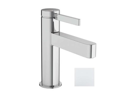 Hansgrohe Finoris Umývadlová batéria s výpusťou Push-Open, EcoSmart, CoolStart, matná biela 76012700-HG