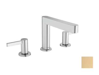 Hansgrohe Finoris Umývadlová batéria, 3-otvorová inštalácia, s výpusťou Push-Open, EcoSmart, kefovaný bronz 76033140-HG