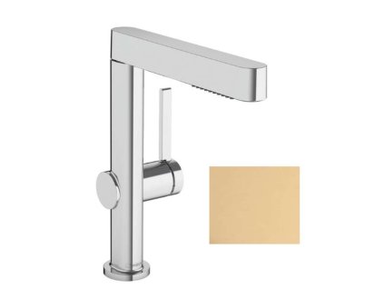 Hansgrohe Finoris Umývadlová batéria 230, s výpusťou Push-Open a výsuvnou spŕškou, EcoSmart, kefovaný bronz 76063140-HG