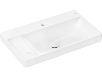 Hansgrohe Xelu Q Umývadlo 80x48 cm, bez prepadu, otvory na batériu a ovládanie, SmartClean, biela 61034450-HG