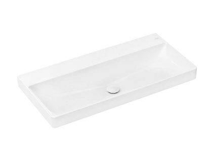 Hansgrohe Xelu Q Umývadlo 100x48 cm, bez prepadu, bez otvoru na batériu, SmartClean, biela 61041450-HG