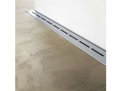 Ravak Runway Sprchový odtokový žľab 75 cm, k stene, nehrdzavejúca oceľ X01625