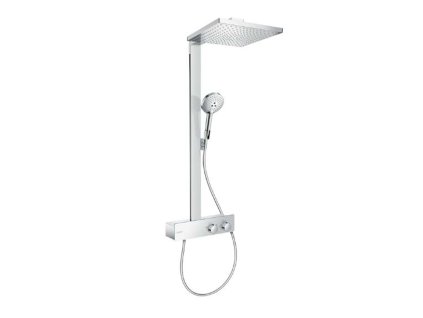 Hansgrohe Raindance E Sprchový set, s termostatom, 30x30 cm, EcoSmart, matná biela 27362700-HG