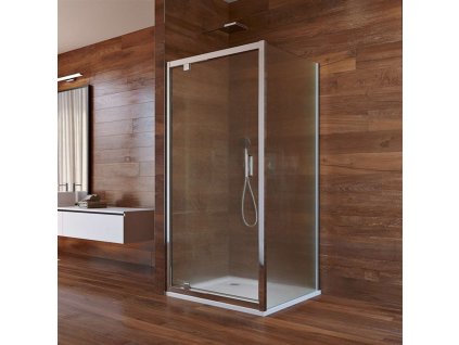 Mereo Lima Sprchový kút, 80x80 cm, chróm/sklo Point CK86912K