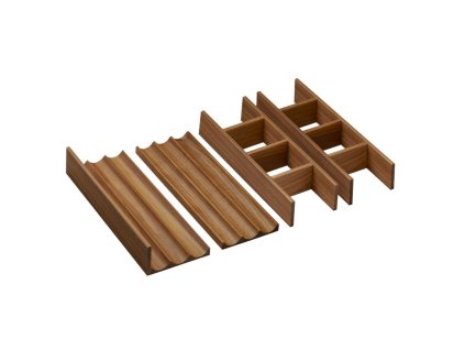 Hansgrohe IntraStoris 4-dielna súprava organizérov do zásuvky, tmavý orech 54233630-HG