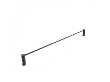 Nimco Unix Ohrádka k poličke, dĺžka 40 cm, matná čierna UNC 1001S-40-90