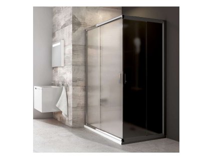 Ravak Blix Sprchové dvere BLRV2K 80 cm, lesklý hliník/sklo Grape 1XV40C00ZG