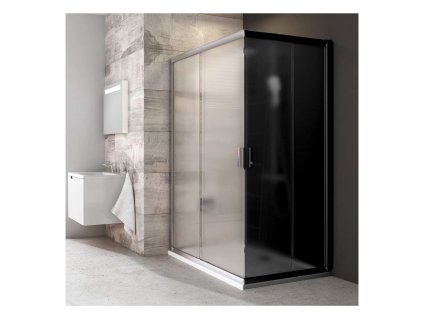 Ravak Blix Sprchové dvere BLRV2K 80 cm, satin/sklo Grape 1XV40U00ZG