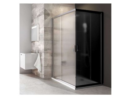 Ravak Blix Sprchové dvere BLRV2K 120 cm, satin/sklo Grape 1XVG0U00ZG