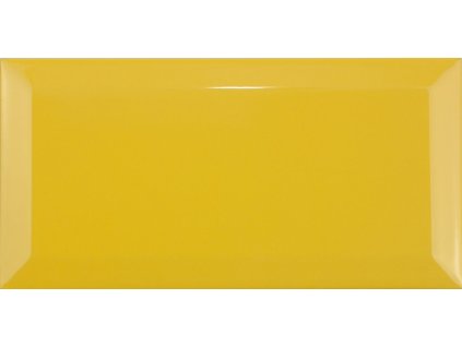 Fabresa UNICOLOR Biselado BISELADO BX obklad Amarillo Yema 10x20 (1m2) 17805