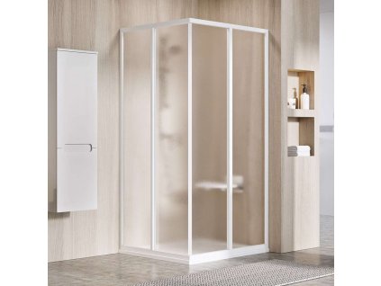 Ravak Supernova Sprchové dvere SRV2-75 S, 72-74 cm, biela/sklo Grape 14V301O2ZG