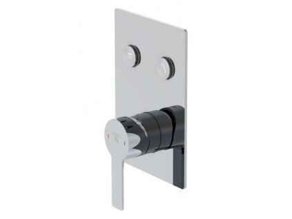 Steinberg 390 Sprchová batéria pod omietku pre 2 spotrebiče, s telesom, chróm 390 2221