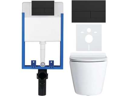 427703 cerano kompletny podomietkovy wc set lite norbi biela leskla wc tlacidlo line cierna matna na zamurovanie 48 5x36 5 cm